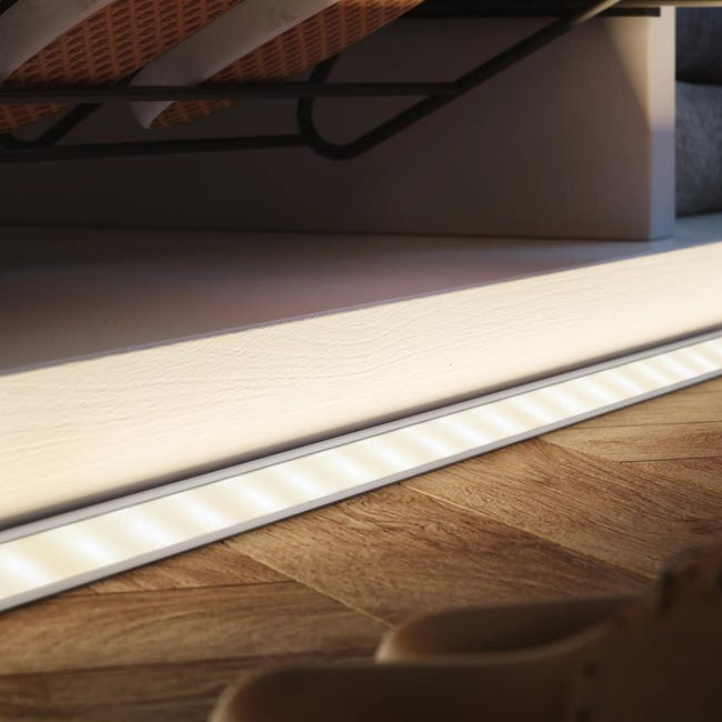 Profil aluminiowy narożny do taśm LED dł. 1 m osłona mleczna Inspire