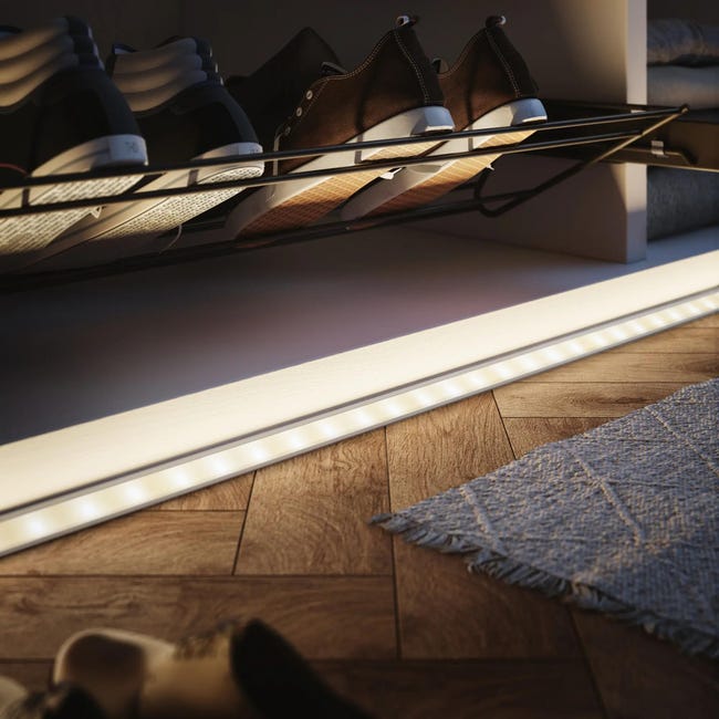 Profil aluminiowy narożny do taśm LED dł. 1 m osłona mleczna Inspire