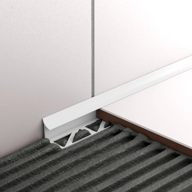 Profil do glazury wewnetrzny półokrągły PVC 12 mm / 2.5 m Biały Standers