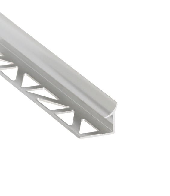 Profil do glazury wewnetrzny półokrągły aluminium 12 mm / 2.5 m Srebrny Standers