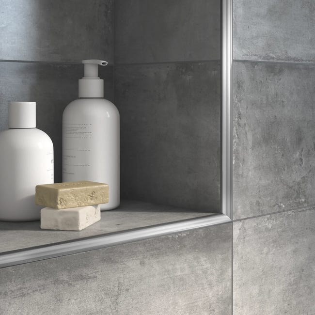 Profil do glazury zewnętrzny półokrągły 10 mm / 2.5 m Stal nierdzewna Standers