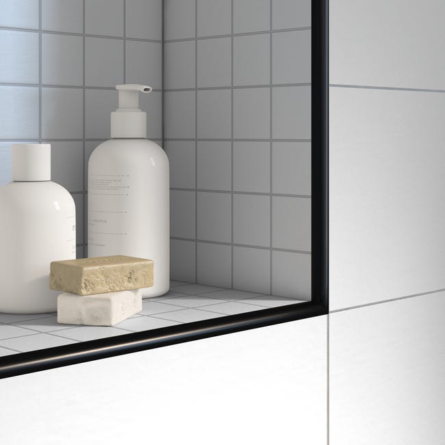 Profil do glazury zewnętrzny półokrągły aluminium 10 mm / 2.5 m Czarny Standers