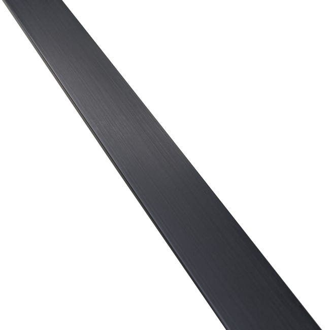 Profil płaski aluminiowy 1m 20x2 mm czarny Standers