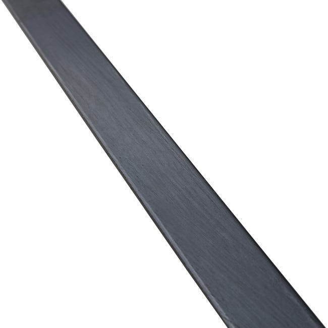 Profil płaski stalowy 1m 20x2 mm srebrny Standers