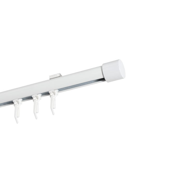 Profil szyna sufitowa 160 cm biały aluminiowy 20 mm okrągły