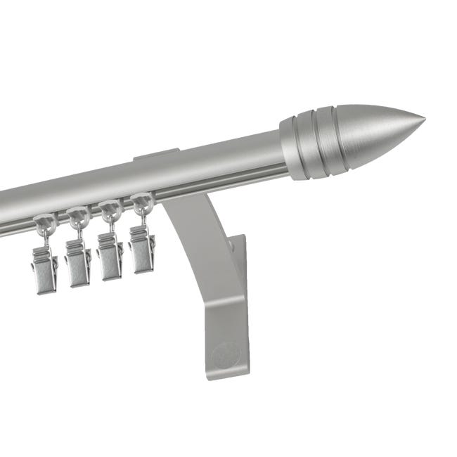 Profil szyna sufitowa 160 cm srebrny aluminiowy 20 mm okrągły