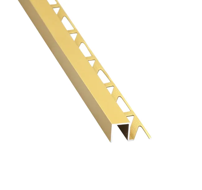 Profil wykończeniowy aluminium kwadrat 12 X 12 mm / 2.5 m Złoty Standers
