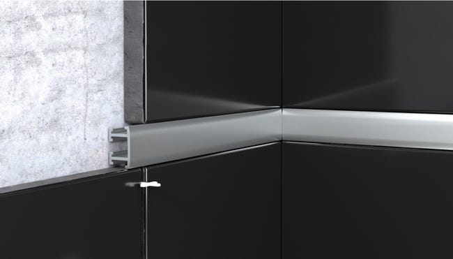 Profil wykończeniowy ozdobny aluminium 12.5 mm / 2.5 m Srebrny Cezar