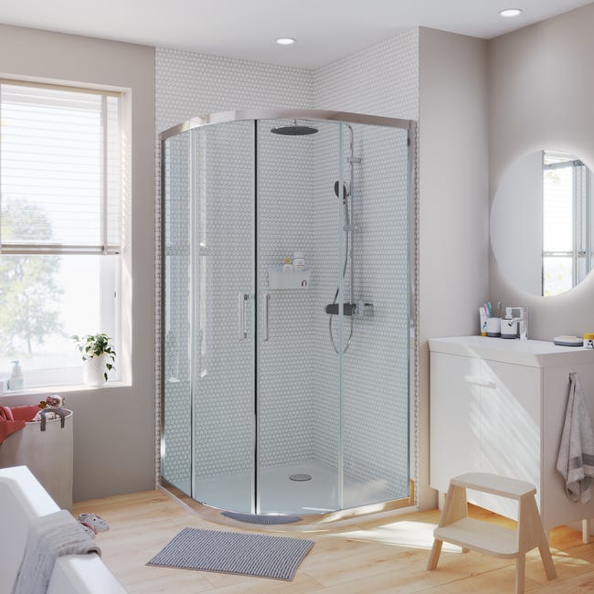 Profile kabiny prysznicowej 1/4K chrom Easy 90 X 90 X 190 Sensea