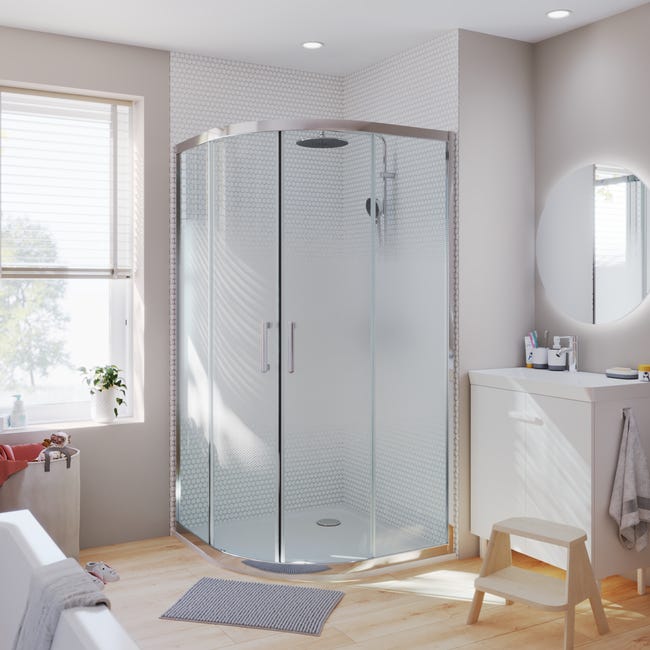 Profile kabiny prysznicowej 1/4K chrom Easy 90 X 90 X 190 Sensea
