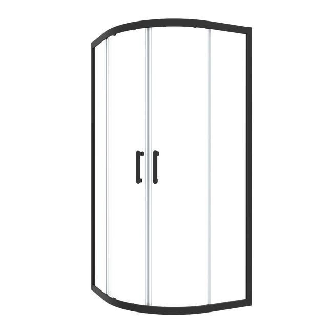 Profile kabiny prysznicowej 1/4K czarne Easy 90 X 90 X 190 Sensea