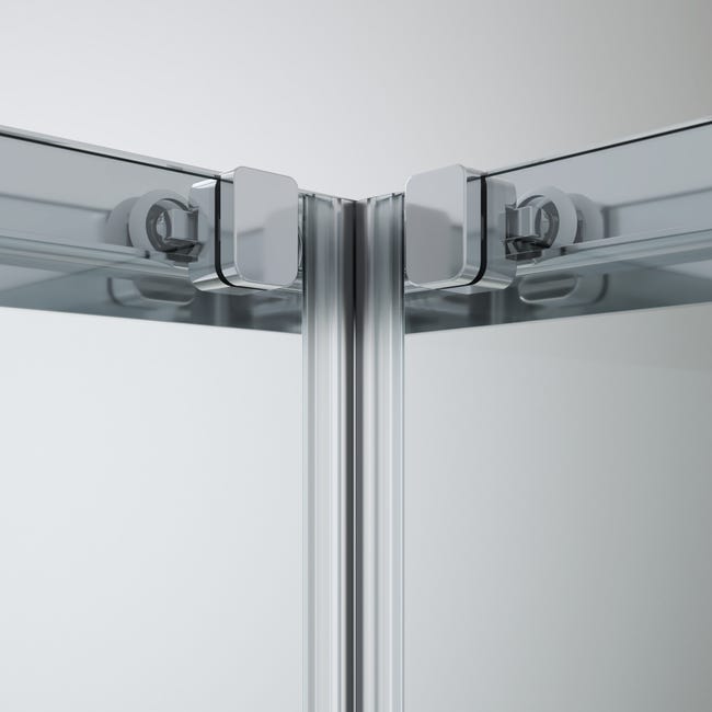 Profile kabiny prysznicowej prostokątnej chrom Easy 90 X 70 X 190 Sensea