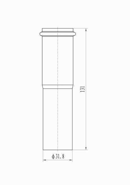 Przedłużka 130 x 32 mm chrom TYCNER