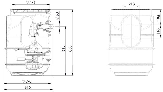 Przepompownia Aqualift F Basic 829710PL KESSEL