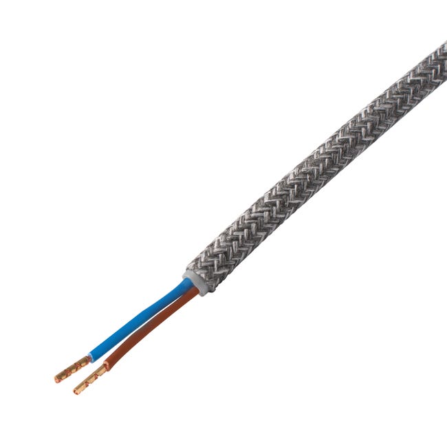 Przewód ELEKTRYCZNY DIC0530 W OPLOCIE SZARY 3 m DPM SOLID