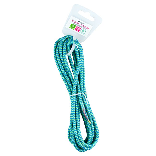 Przewód ELEKTRYCZNY DIC0630 W OPLOCIE TURKUS 3 m DPM SOLID