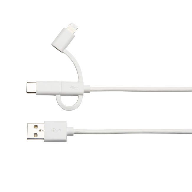 Przewód USB A - USB C / MICRO USB / LIGHTNING 1m LEXMAN