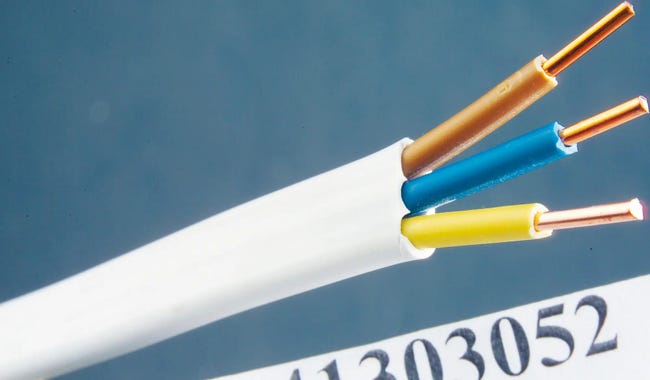 Przewód elektryczny YDYP 3 X 1.5 450 / 750V 25 metrów AKS ZIELONKA