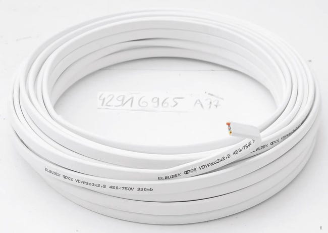 Przewód elektryczny YDYP 3 X 1.5 450 / 750V 25 metrów AKS ZIELONKA