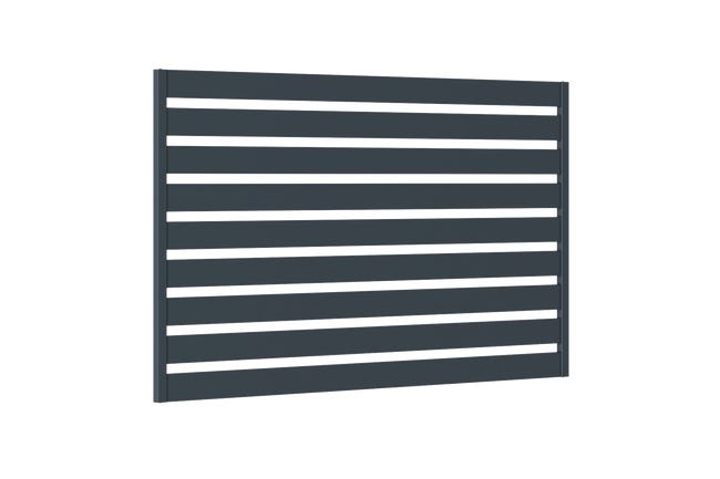 Przęsło ogrodzeniowe Szafir Element 2x1.18 m Polargos