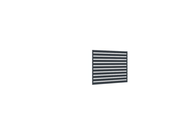 Przęsło ogrodzeniowe Szafir Element 2x1.45 m Polargos