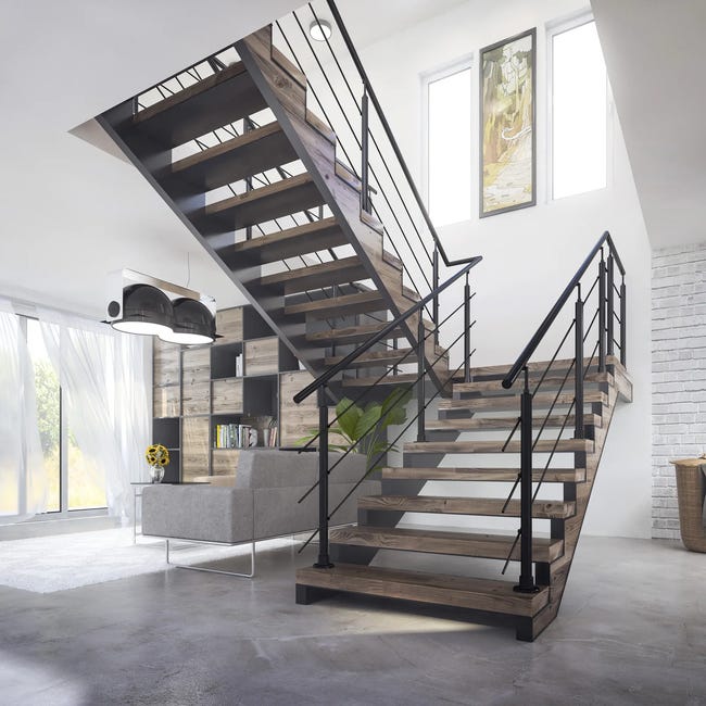 Pręty balustrady PRO3 stalowy antracytowy matowy 3 sztuki