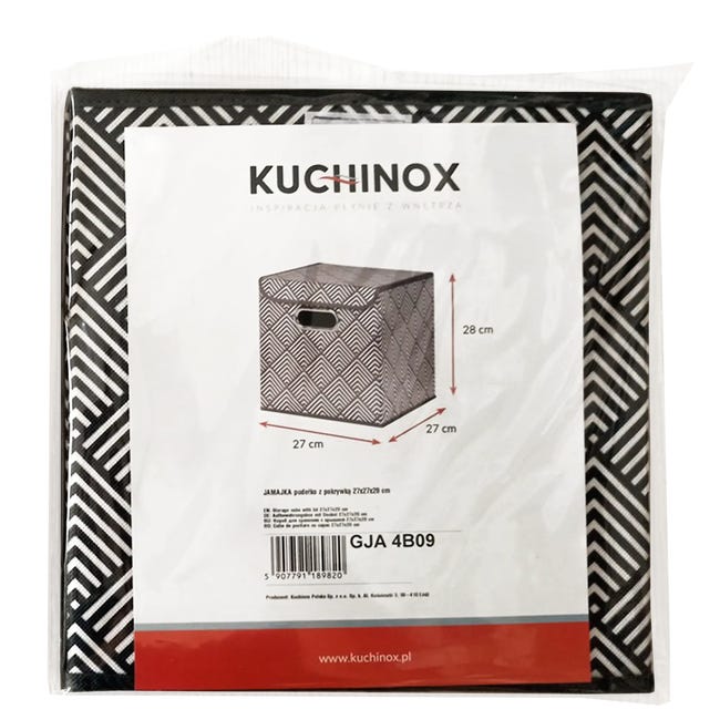 Pudełko tekstylne Jamajka 27 x 28 x 27 cm Kuchinox