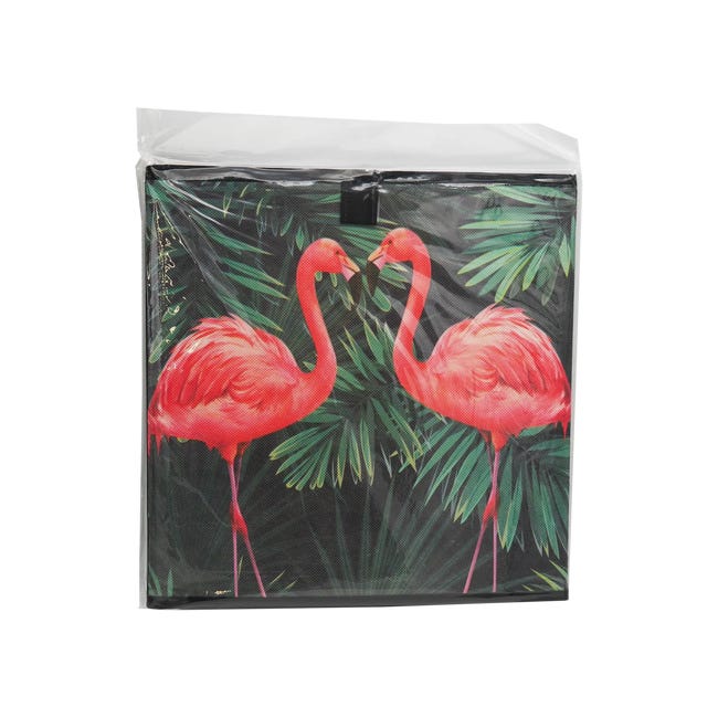 Pudełko tekstylne Kub 31 x 31 x 31 cm flamingi