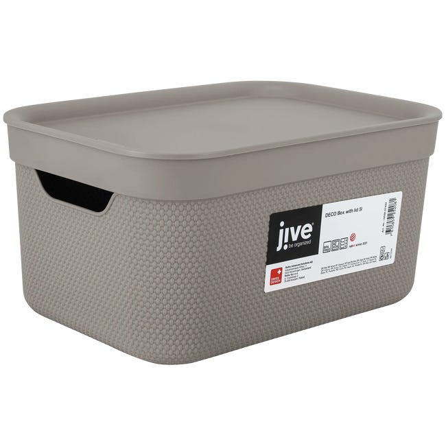 Pudełko z pokrywą 5 l 26.5 x 13.5 x 18.5 Rotho Jive