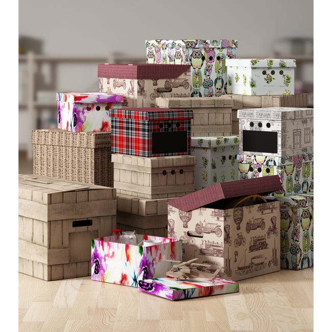 Pudło deski 15 l 33 x 25 x 18 cm 2 szt. Spaceo