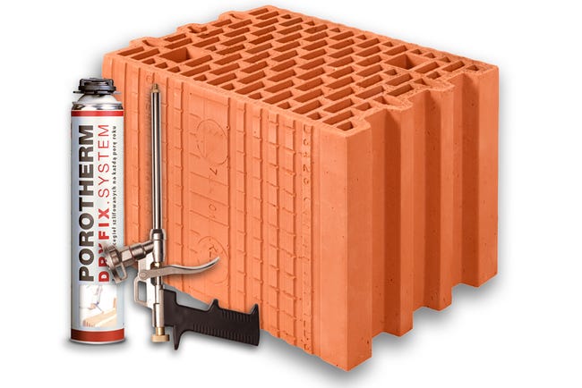 Pustak ceramiczny Porotherm 25 DRYFIX KL.15 37,3 x 25 x 24,9 cm LE Wienerberger
