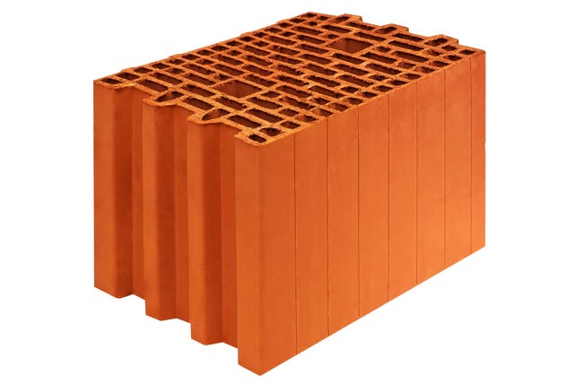 Pustak ceramiczny Porotherm 25 E 3 Kl. 15 37,3x25x23,8 cm Wienerberger