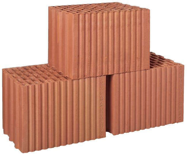 Pustak ceramiczny Termoton 25 P+W KL.15 32,5 x 25 x 23,5 cm Owczary