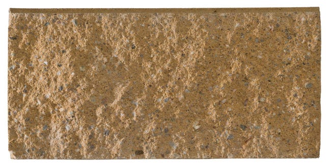 Pustak ścienno-cokołowy 39x20x19 cm 2stronnie łupany Piasek Ziel-Bruk