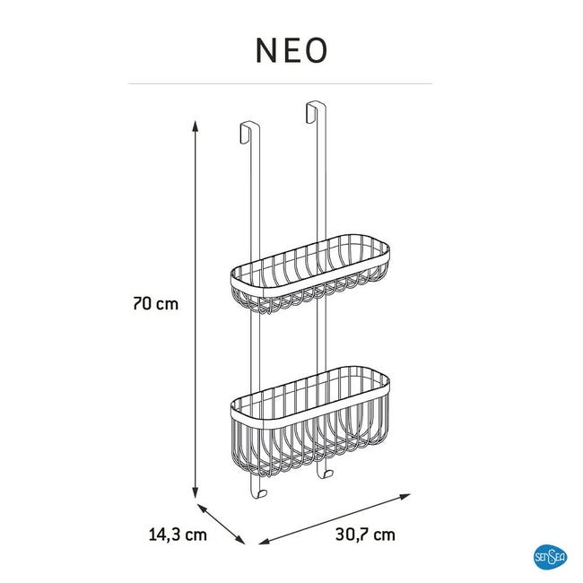 Pólka łazienkowa na kabinę Neo Sensea