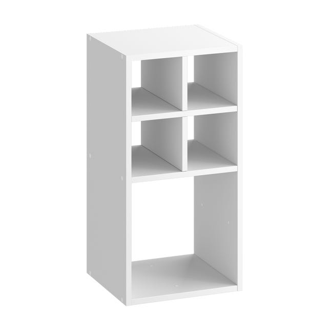 Półka krzyżakowa Spaceo Kub 32.6 x 32.7 x 1.6 cm biała Spaceo