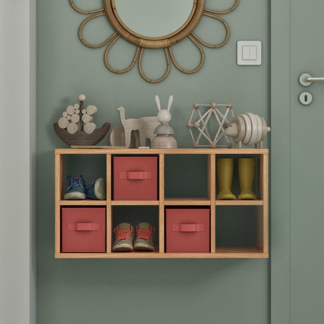 Półka krzyżakowa Spaceo Kub 32.6 x 32.7 x 1.6 cm dąb Spaceo