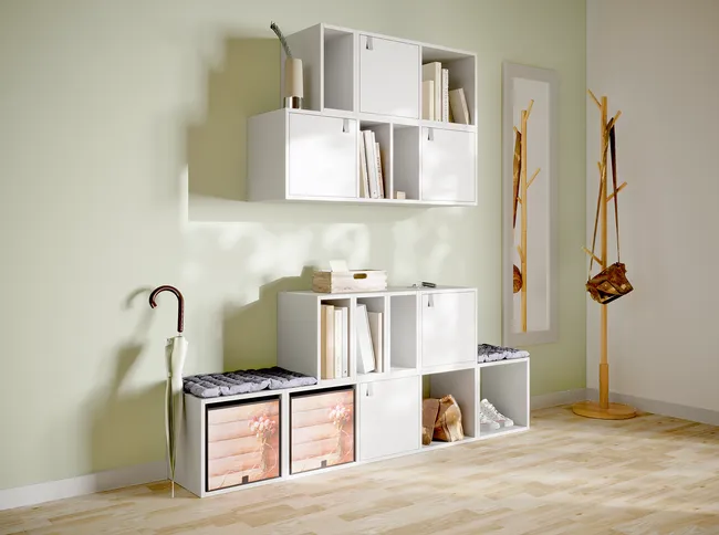 Półka prosta Spaceo Kub 32.7 x 31.5 x 1.6 cm biała Spaceo