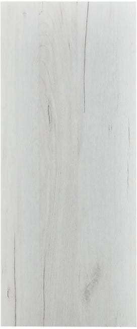 Półka ścienna meblowa Dąb Craft Biały 1.8x30x120 cm Floorpol