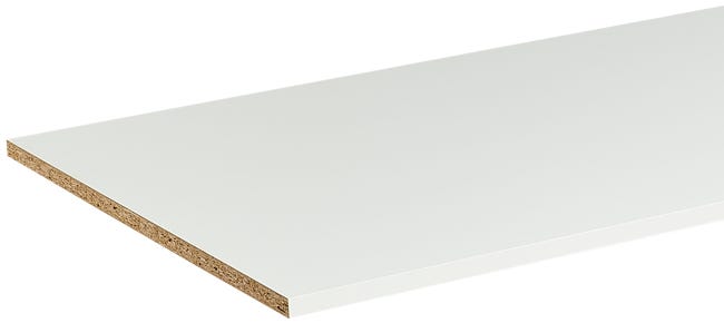 Półka ścienna meblowa biała 1.8x60x260 cm Floorpol