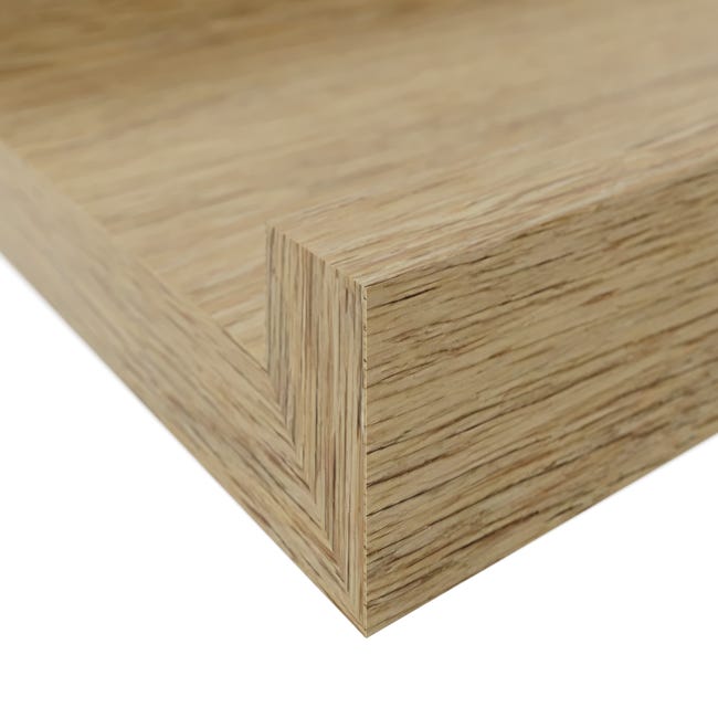 Półka ścienna profil U Dąb San 3x60x10 cm Spaceo