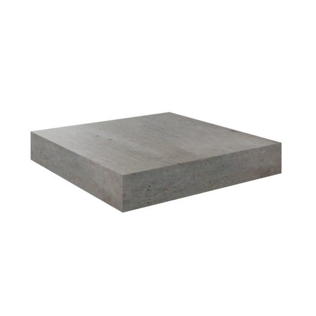 Półka ścienna samowisząca komorowa beton 3.8x23x23.5 cm Spaceo