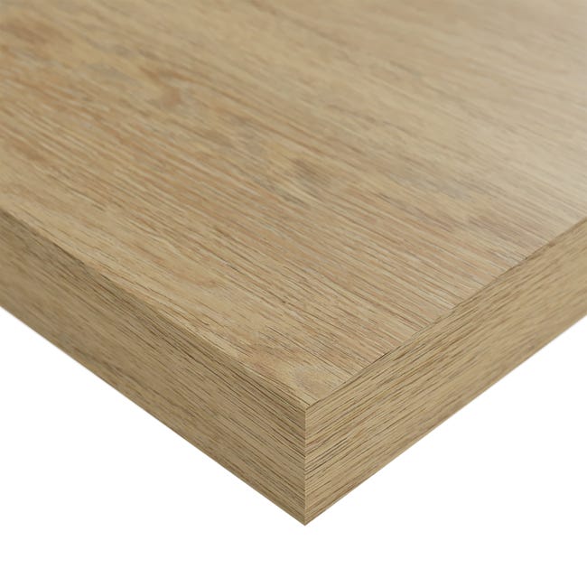 Półka ścienna samowisząca komorowa dąb santana 3.8x23x23.5 cm Spaceo