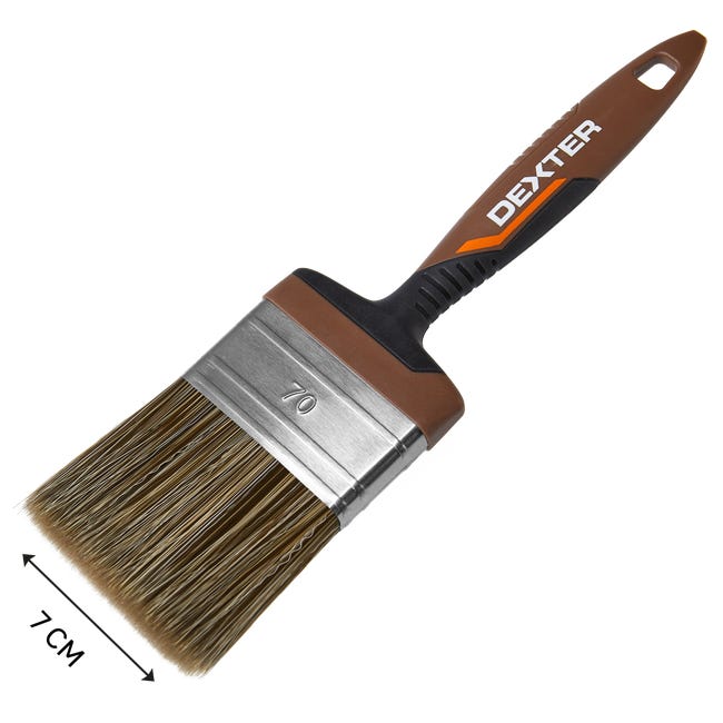 Pędzel płaski do drewna 70 mm Dexter
