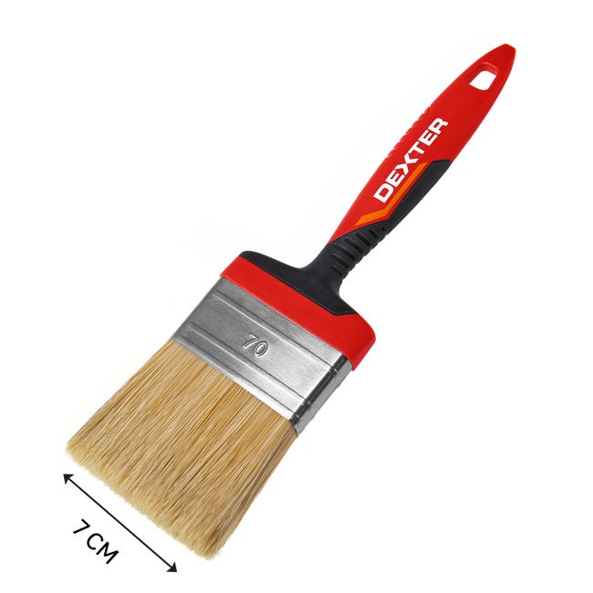 Pędzel płaski do farb rozpuszczalnikowych 70 mm Dexter