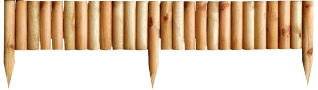 Płotek rabatowy Wampir 120x35/20 cm drewniany Stelmet