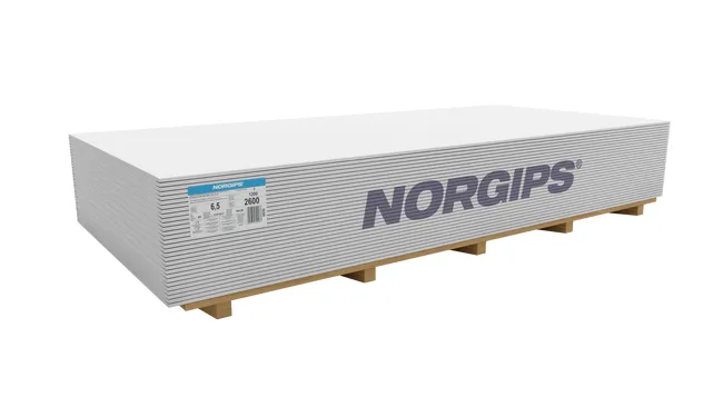 Płyta gipsowa GKB TYP A 2600 x 1200 x 6.5 mm Norgips Noeflex