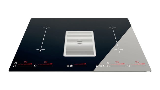 Płyta indukcyjna z okapem Combi Evolution 80 IP BL VDB