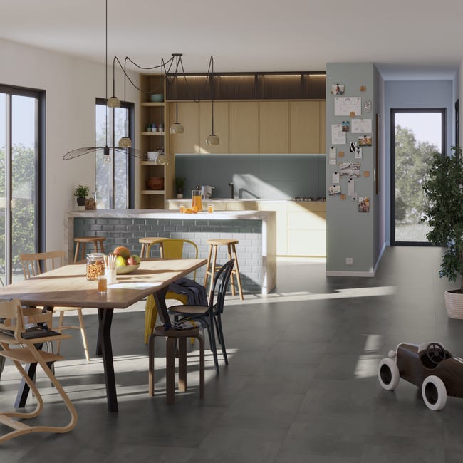 Płytki winylowe SPC Seren Dark Grey Intenso Artens