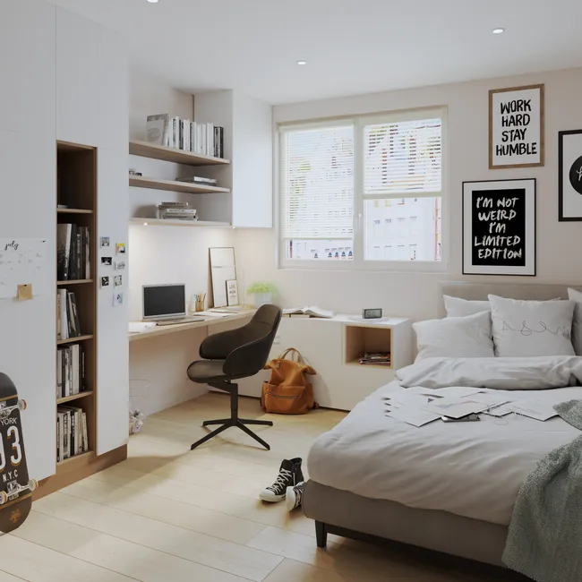 Ramka na zdjęcia Milo 30 x 40 cm czarna MDF Inspire